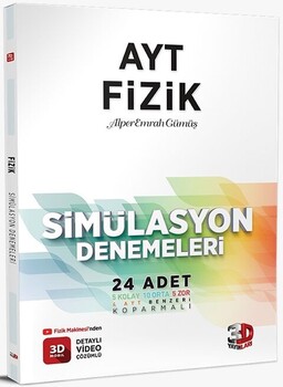 AYT Biyoloji Simülasyon Denemeleri Detaylı Video Çözümlü 3D Yayınları
