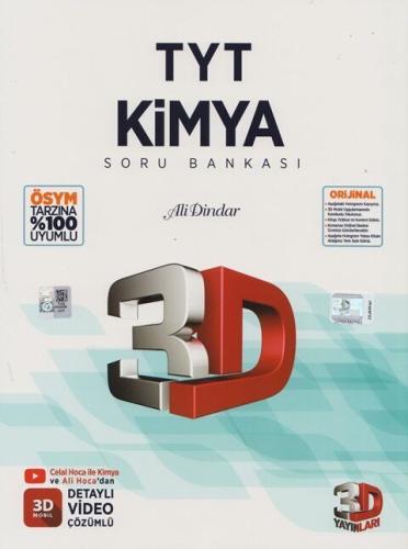 TYT Kimya Soru Bankası Ali Dindar 3D Yayınları 9786259906065