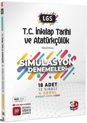 8. Sınıf LGS T.C. İnkılap Tarihi ve Atatürkçülük Simülasyon 18 Deneme 