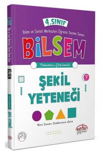 4. Sınıf Bilsem Hazırlık Şekil Yeteneği Tamamı Çözümlü Editör Yayınevi