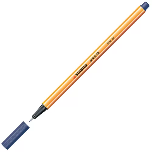 Stabilo Point 88 İnce Uçlu Keçeli Kalem Gece Mavisi 4006381186445