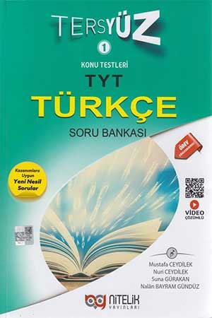TYT Türkçe Tersyüz Soru Bankası Nitelik Yayınları 9786052723289