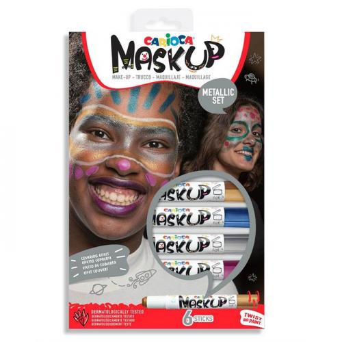 Carioca Mask Up Yüz Boyası - Metalik (6 Renk) 8003511431556