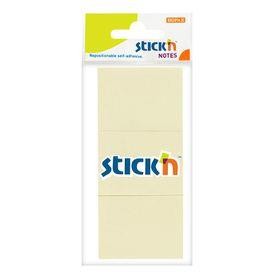 Stickn 38x51 Pastel Sarı 3`lü 100 Yaprak (21127) Gıpta 4712759211274
