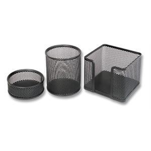 3'lü Perforeli Siyah Masa Seti 8691217930260