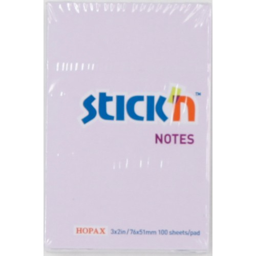 Stıckn 76x51 Pastel Lila 100 Yaprak Gıpta 4712759214022