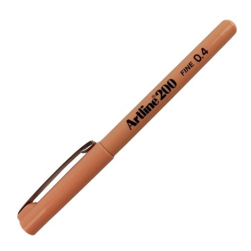 Artline 200 Fine Keçe Uçlu Yazı Kalemi 0.4mm Kayısı 4974052849329