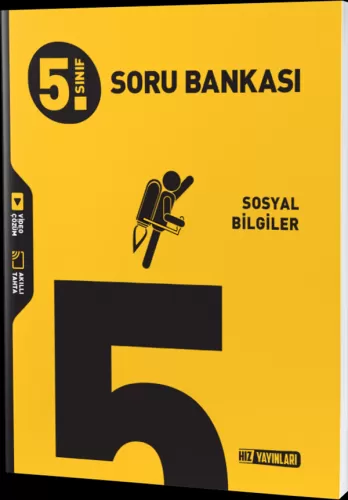 5. Sınıf Sosyal Bilgiler Soru Bankası Hız Yayınları 9786258394535