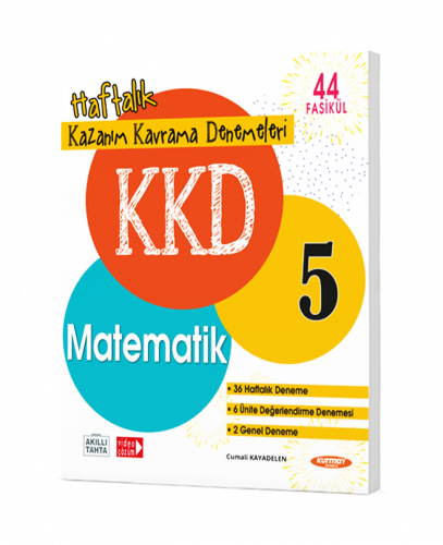 5. Sınıf Haftalık Kazanım Kavrama Denemeleri Matematik Kurmay ELT 9786