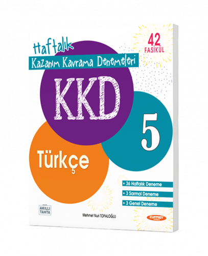 5.Sınıf KKD Türkçe Denemeleri Kurmay Yayınları 9786258450385