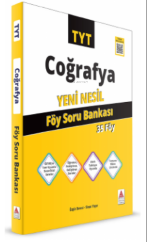 TYT Coğrafya Föy Soru Bankası Delta Kültür Yayınevi 9786057698551