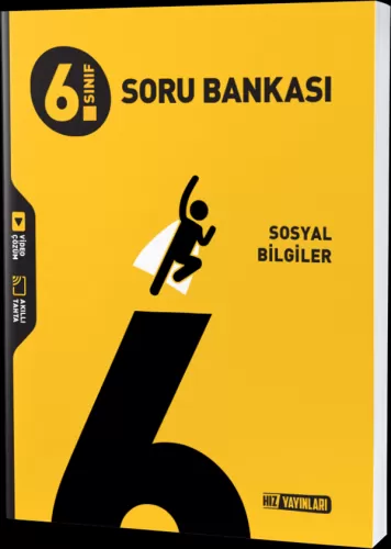 6. Sınıf Sosyal Bilgiler Soru Bankası Hız Yayınları 9786258394542