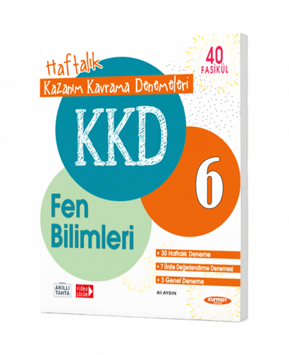 6. Sınıf Fen Bilimleri KKD Denemeleri 40 Fasikül Kurmay Yayınları 9786
