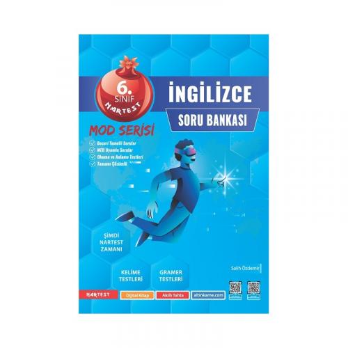 6.Sınıf İngilizce Soru Bankası Nartest Yayınları 9786257865692