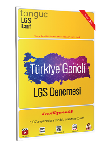Türkiye Geneli LGS Denemesi Tonguç Yayınları 9786057568359