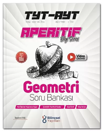 YKS TYT AYT Geometri Aperitif Soru Bankası Bilinçsel Yayınları 9786057040268