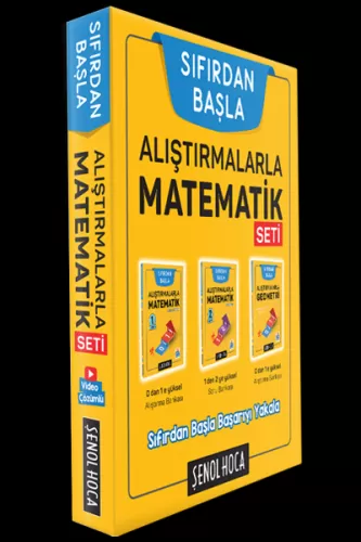 Şenol Hoca Sıfırdan Başla Alıştırmalarla Matematik Seti Şenol Hoca Yay