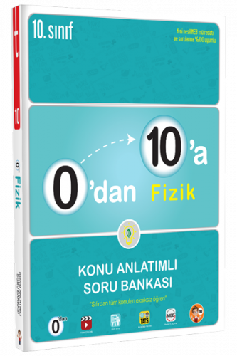 Tonguç Yayınları 0'dan 10'a Fizik Konu Anlatımlı Soru Bankası