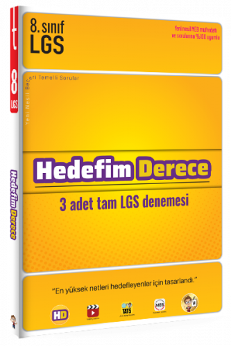8. Sınıf LGS Hedefim Derece Denemeleri Tonguç Akademi