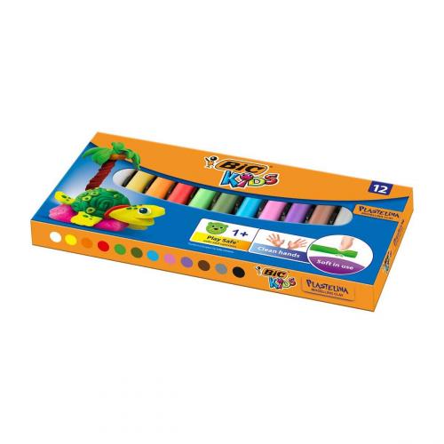 Bic Plastelina 12'li Kurumayan Oyun Hamuru