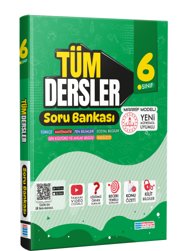 6. Sınıf Tüm Dersler Soru Bankası (Maarif Model)