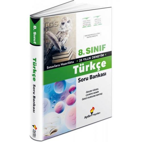 Aydın Yayınları 8. Sınıf LGS Türkçe Soru Bankası