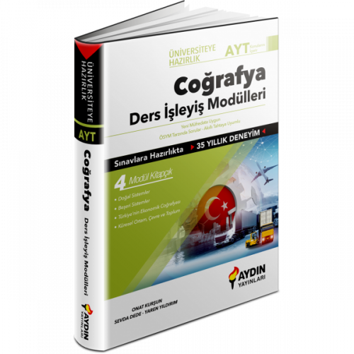Üniversiteye Hazırlık AYT Coğrafya Ders İşleyiş Modülleri Onat Kurşun,