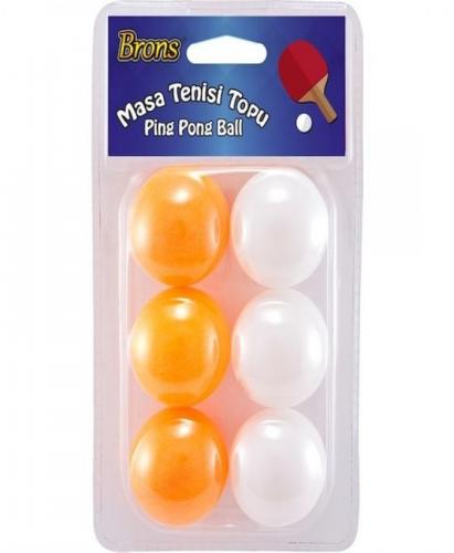 Brons Pinpon Topu 6Lı Set 8680628009887