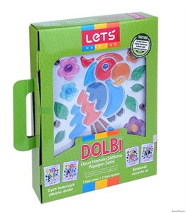 Lets Oyun Hamuru Şablonu Dolbi Papağan Serisi