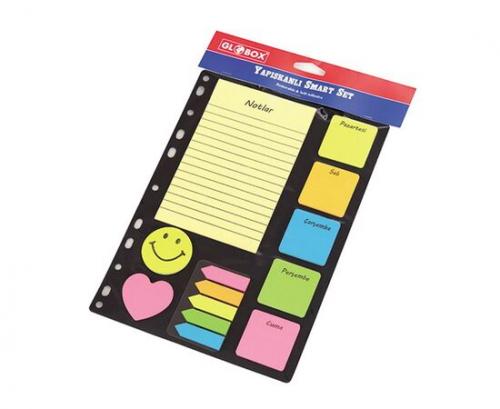 Globox Karışık Şekilli Yapışkanlı Not Kağıdı 8681137314684