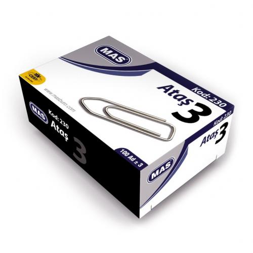 Mas 230 Nikel Kaplı Ataş No:3 100"lü