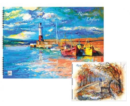 BASİC 35X50 15 YAPRAK SPİRALLİ RESİM DEFTERİ 8693043091856