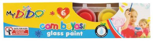 Mydido Cam Boya Set 6 Renk x 22 ml