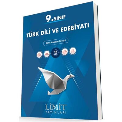 9. Sınıf Türk Dili ve Edebiyatı Konu Anlatım Föyleri Limit Yayınları 9