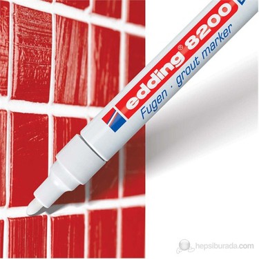 Fayans Derzi Kalemi Beyaz 8200 Edding