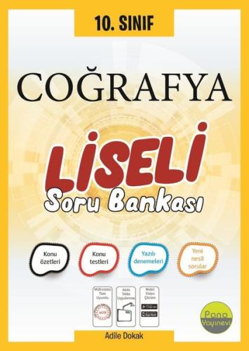 10.Sınıf Coğrafya Soru Bankası Adile Dokak Pano Yayınevi 9786257159425
