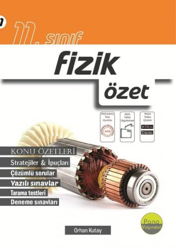 11. Sınıf Fizik Özet Pano Yayınları 9786257159234