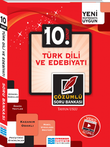 10. Sınıf Türk Dili Ve Edebiyatı Video Çözümlü Soru Bankası Tayfun Usl