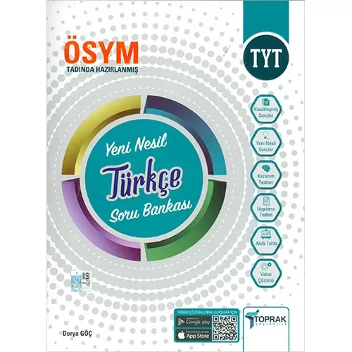 TYT Türkçe Yeni Nesil Soru Bankası Toprak Yayıncılık 9786056910494