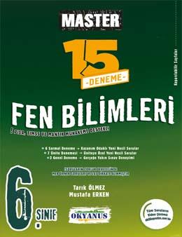 6. Sınıf Master 15 Fen Bilimleri Denemesi Okyanus Yayıncılık 978605798