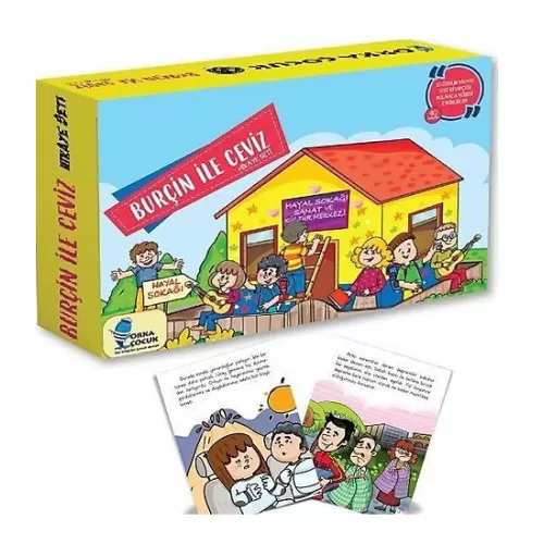 Burçin İle Ceviz Hikaye Seti 10 Kitap Orka Çocuk Yayınları 97860582069