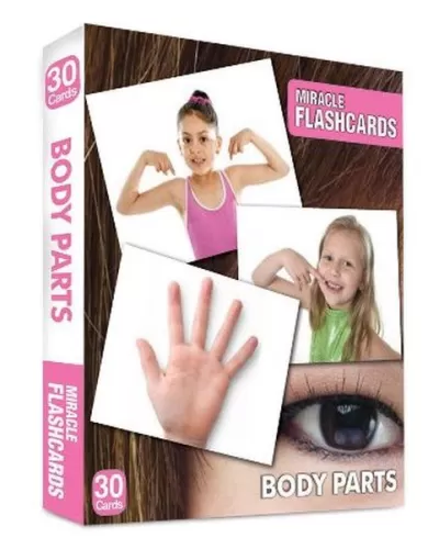 Miracle Flashcards Body Parts 30 Cards