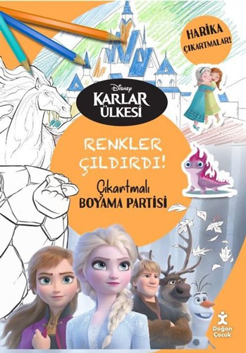 Disney Karlar Ülkesi Renkler Çıldırdı! Çıkartmalı Boyama Partisi Doğan