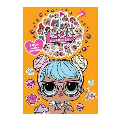 L.O.L. Surprise! Boyama Kitabı Çıkartma Bombası 100 + Harika Çıkartma 