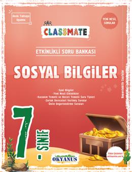 7. Sınıf Classmate Sosyal Bilgiler Soru Bankası Okyanus Yayınları 9786257434485