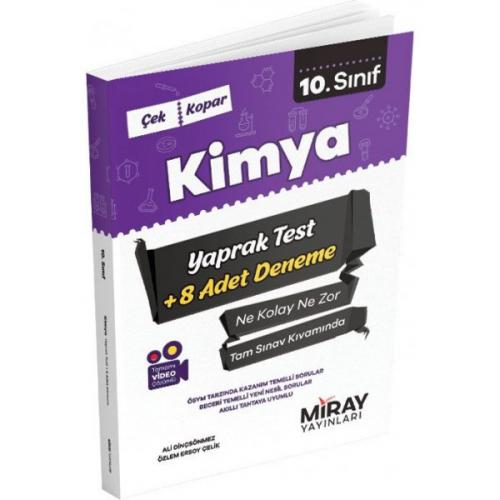 10.Sınıf Kimya Yaprak Testleri ve Denemeleri