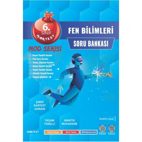 6.Sınıf Fen Bilimleri Soru Bankası Nartest Yayınları 9786257865715