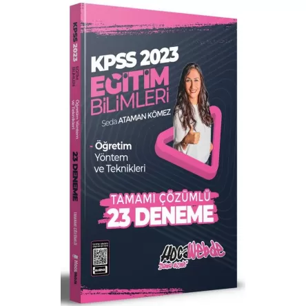 2023 KPSS Eğitim Bilimleri Öğretim Yöntem ve Teknikleri Tamamı Çözümlü