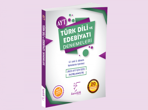 2023 AYT Türk Dili ve Edebiyatı Denemeleri Karekök Yayınları 978625841