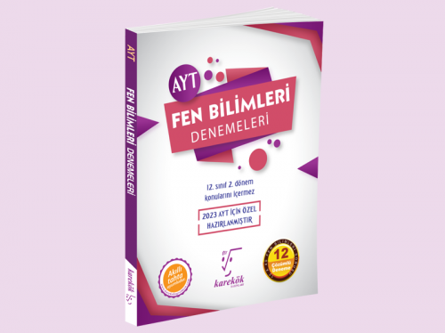 2023 AYT Fen Bilimleri Denemeleri Karekök Yayıncılık 9786258419320